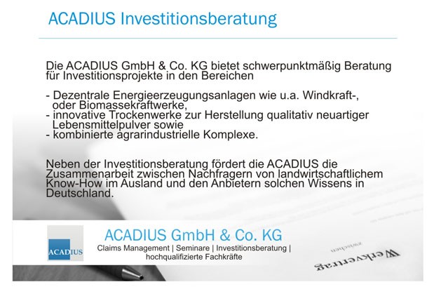 Investionsberatung